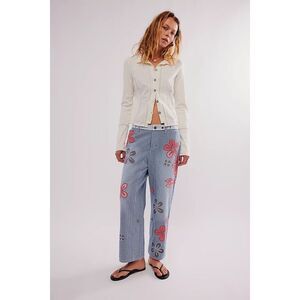 Free People We The Free Hot Tropics Cuffed Harem Trousers Size 2